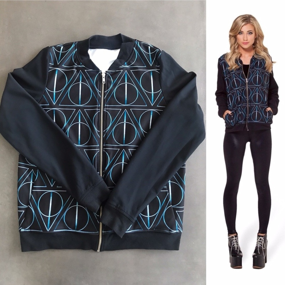 Blackmilk Deathly Hallows Bomber Jacket